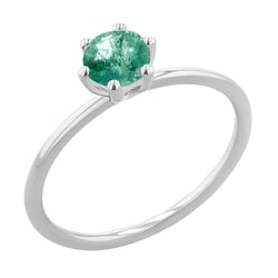 Verlobungsring mit Smaragd Birdie