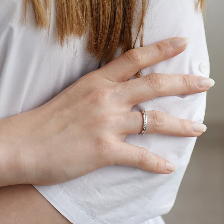 Eternity-Ring voller Lab Grown Diamanten Oliviero 101517