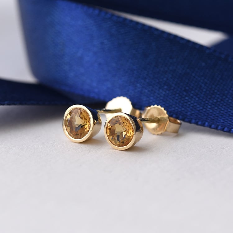 Ohrringe mit Citrinen Wetty 78925