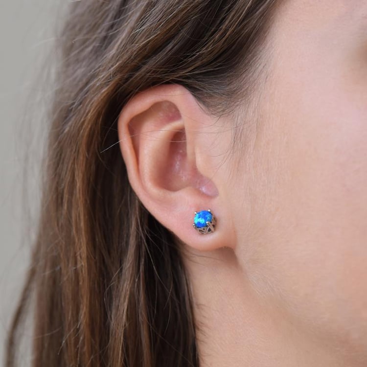 Silberne Ohrstecker 17701