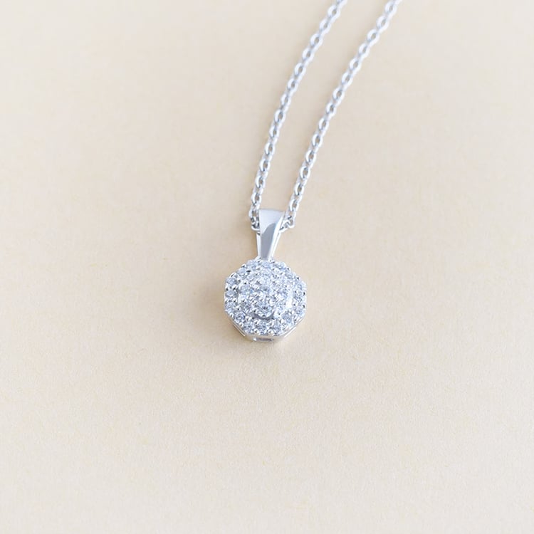 Elegantes goldenes Schmuckset mit Lab Grown Diamanten Ameena 95817