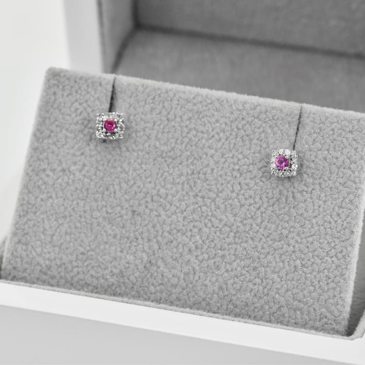 Schmuckset mit Saphiren und Diamanten Brisa 41779