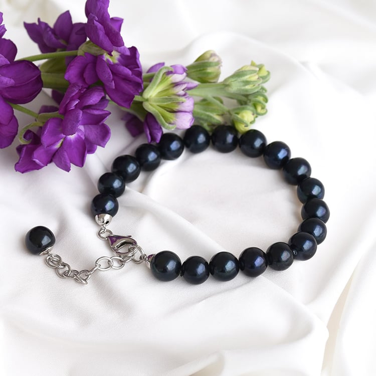 Armband mit schwarzen Perlen Rashn 83653