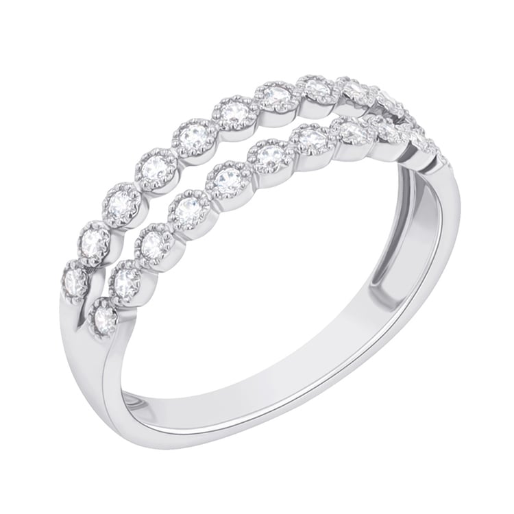 Doppelter Eternity-Ring mit Diamanten Winoc 89440