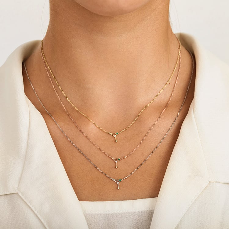 Halskette mit Tierkreiszeichen Cancer 162688