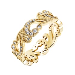Vintage Goldringe mit Diamanten Christine