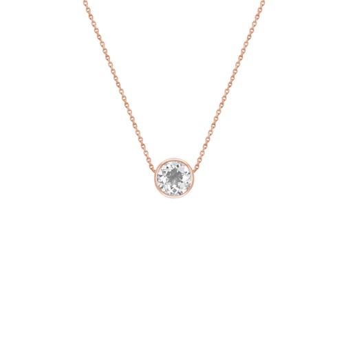 Goldene Kette mit einem IGI-zertifiziertem Lab Grown Diamanten Erin