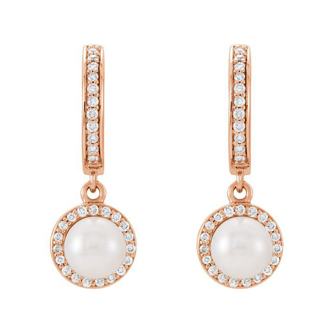 Ohrringe aus Roségold