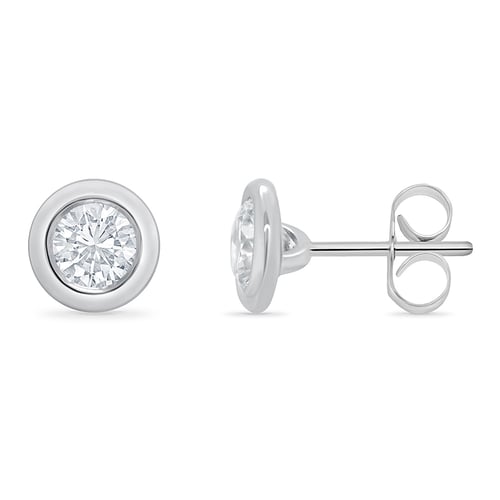 Minimalistische Ohrringe mit Diamanten Pavline