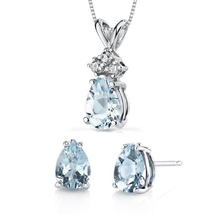 Ohrringe und Halskette 12190