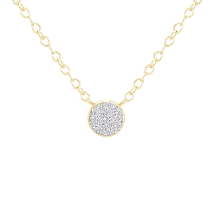 Minimalistische Kette mit Diamanten Everild 41671