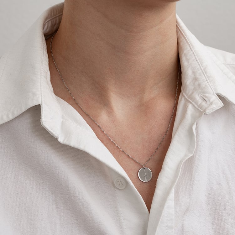 Personalisierter Silberanhänger Berliner Fernsehturm 131240