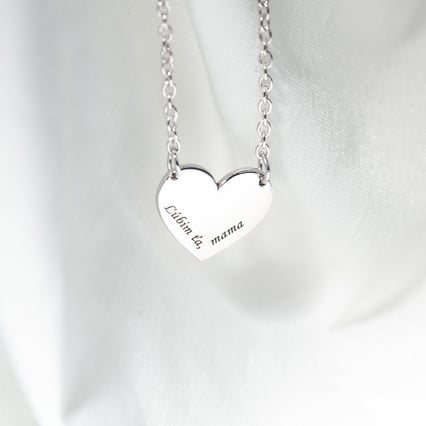 Personalisierter Halskette aus Silber Atalia