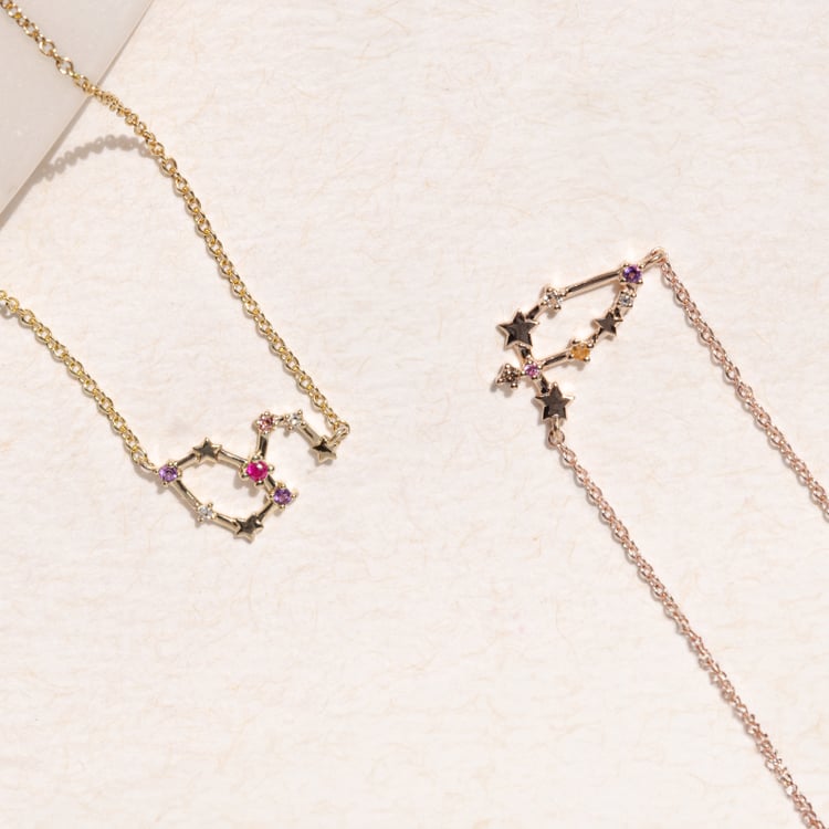 Halskette mit Tierkreiszeichen Leo 140939