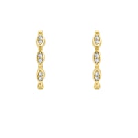 Creolen mit Lab Grown Diamanten Wontisa