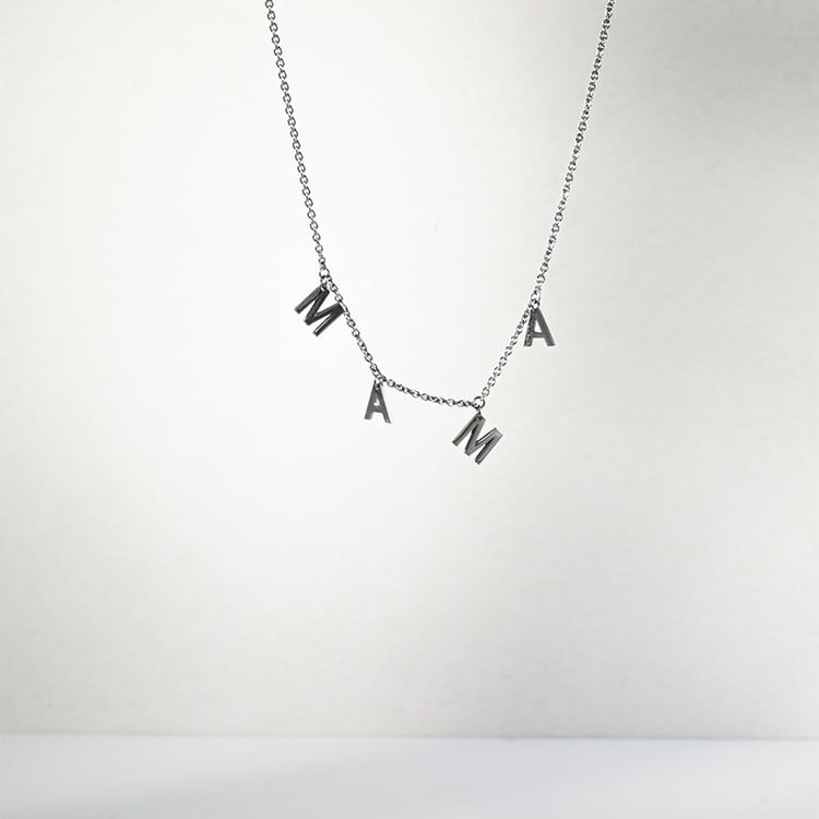 Halskette mit Buchstaben Mama 121889