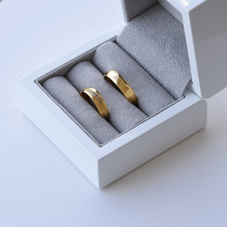 Eheringe mit Diamanten 63349