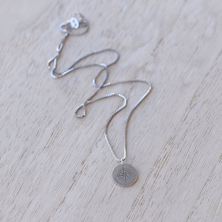 Silberner ANhänger mit Halskette 60020