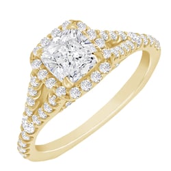 Verlobungsring mit Diamanten Malana