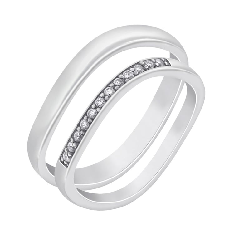 Unregelmäßige goldene Trauringe mit Diamanten Rahab