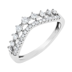 Doppelter Diamantring Hebe