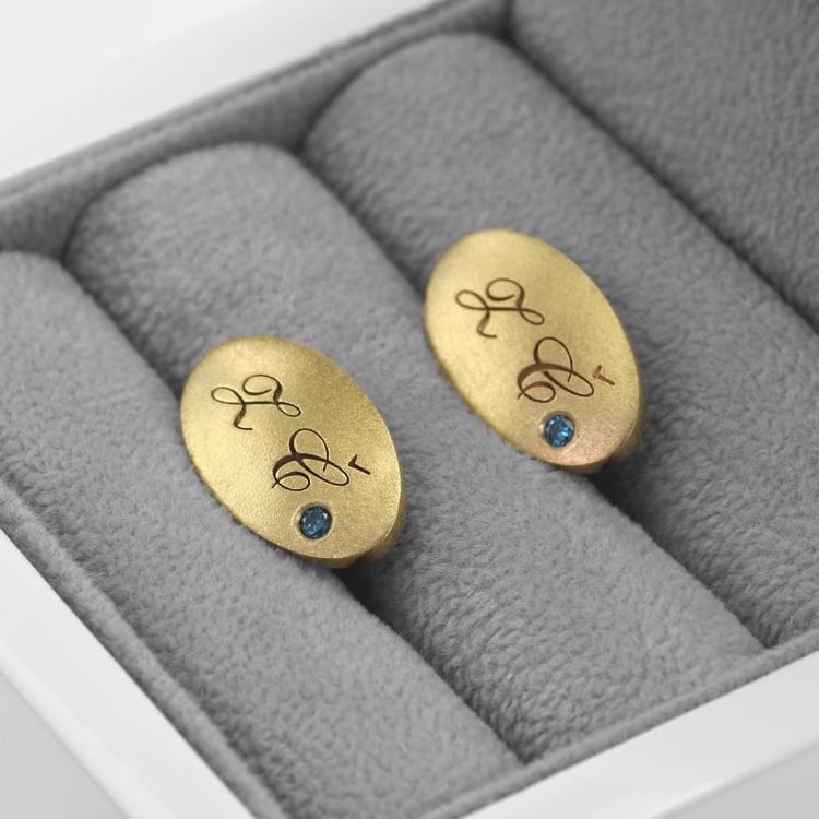 Manschettenknöpfe aus Gold 47030