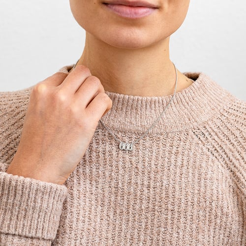 Halskette mit Diamanten Engelszahlen