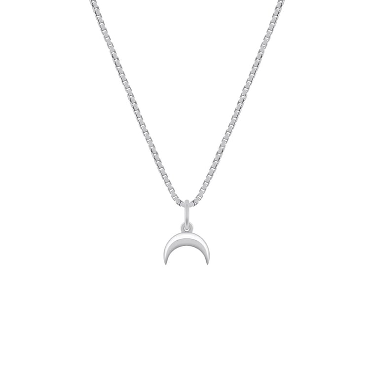 Silberner Anhänger in Form eines Mondes Callie