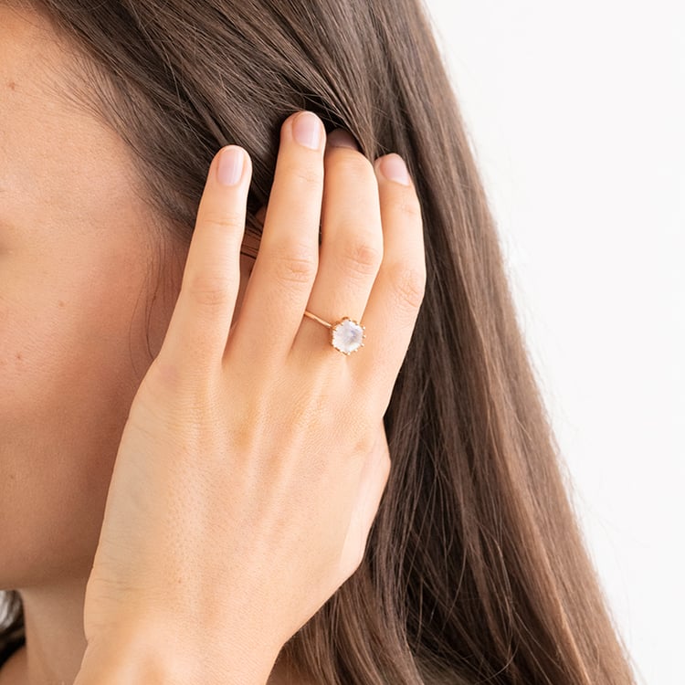 Verlobungsring mit Mondstein Tutie 111472