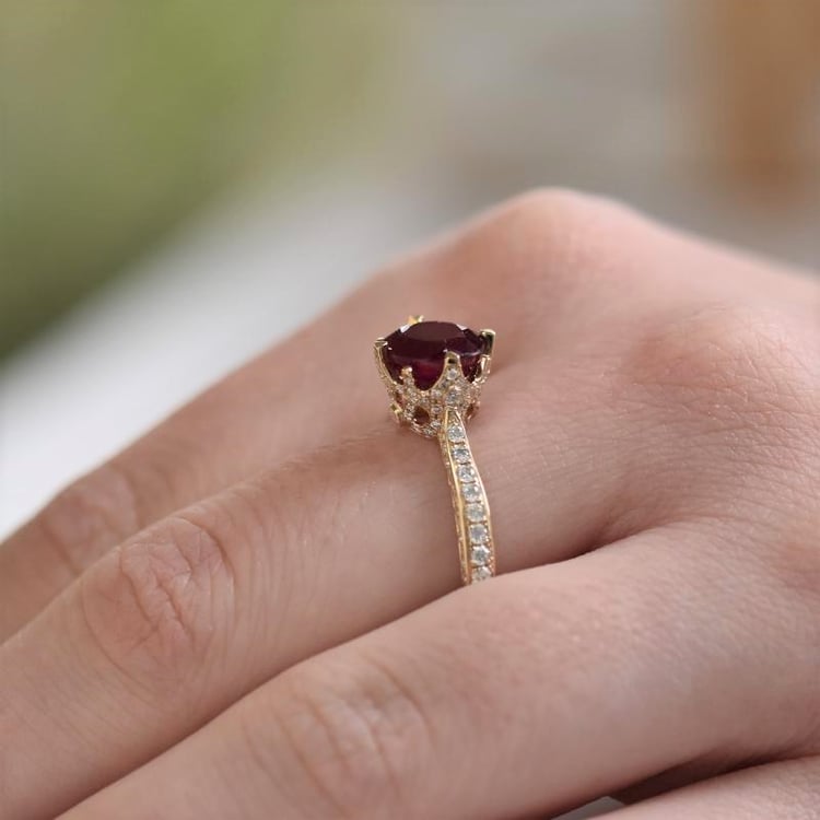 Ring mit Rubin 106439