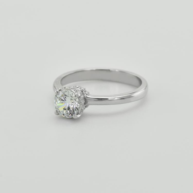 Strahlender Verlobungsring mit Moissanit und Lab Grown Diamanten Xela 46555