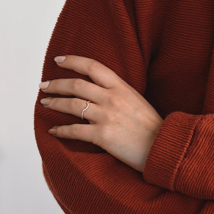 Verlobungsset mit Halo Ring und Diamanten Lieta 70961