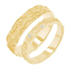 Eheringe mit atypischer Oberfläche Marry