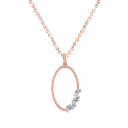 Anhänger aus Gold mit Diamanten Rosie