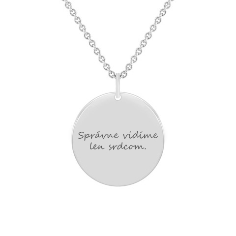 Anhänger Der Kleine Prinz mit Fuchs und Gravur aus Silber 115164