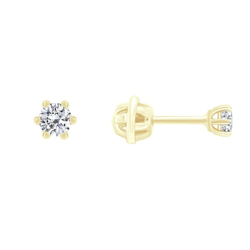 Strahlende Ohrrstecker mit 0.20ct Diamanten Docala