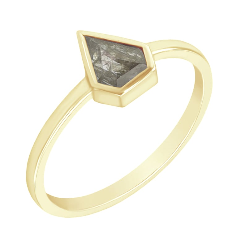 Ring mit Salt and Pepper Diamant Caritta 97484