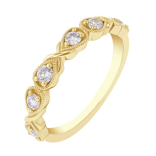 Vintage-Ring mit Diamanten Calvin