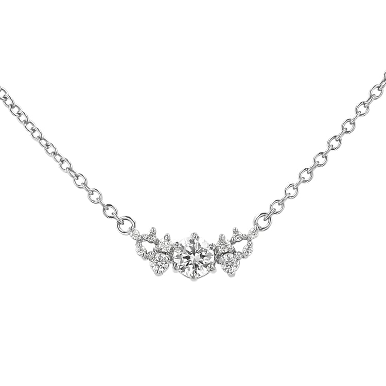Cluster Halskette mit Lab Grown Diamanten Luna 153457