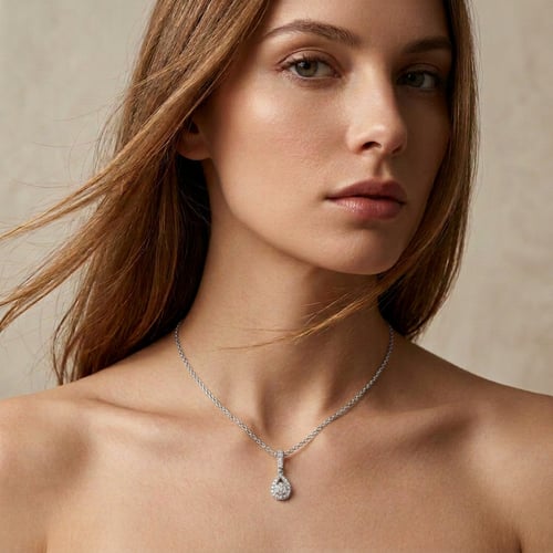Romantischer Anhänger mit Lab Grown Diamanten Kai