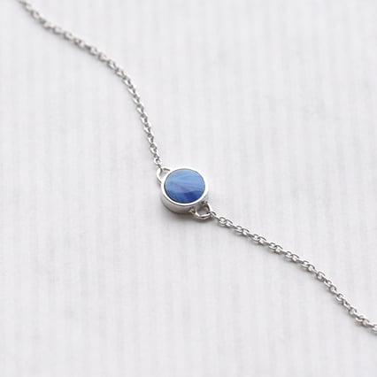 Goldarmband mit blauem Opal Clelia