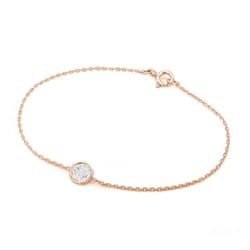 Goldenes Armband mit weißem Topas Arleth