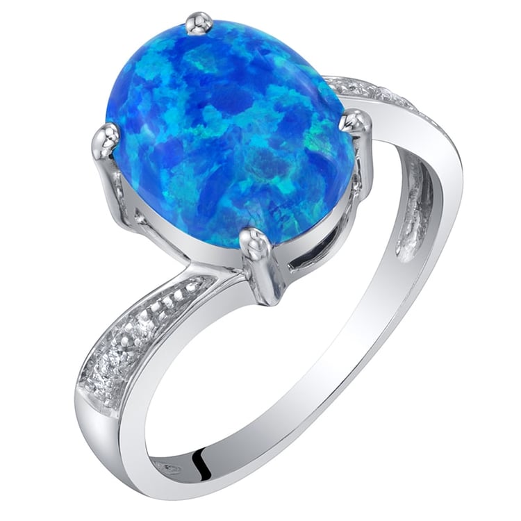 Ring mit blauem Opal