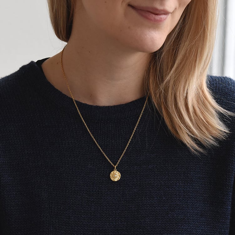 Anhänger aus vergoldetem Silber mit Zirkonia Mori 72670