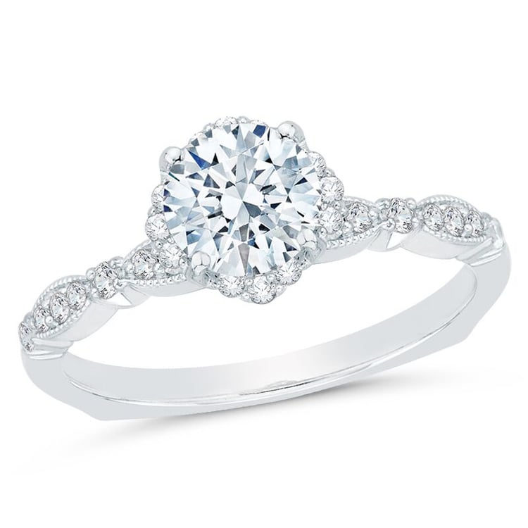 Goldener Verlobungsring 46383