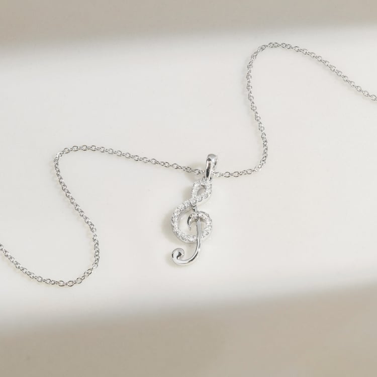 Anhänger mit Lab Grown Diamanten in Form eines Violinschlüssels 164927