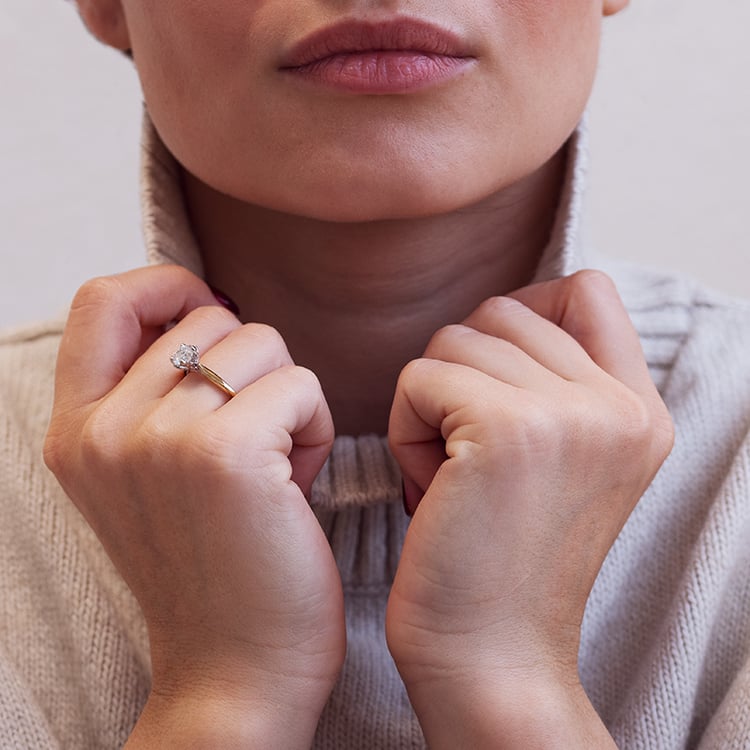 Verlobungsring mit 1ct IGI-zertifiziertem Lab Grown Diamanten Libby 132781