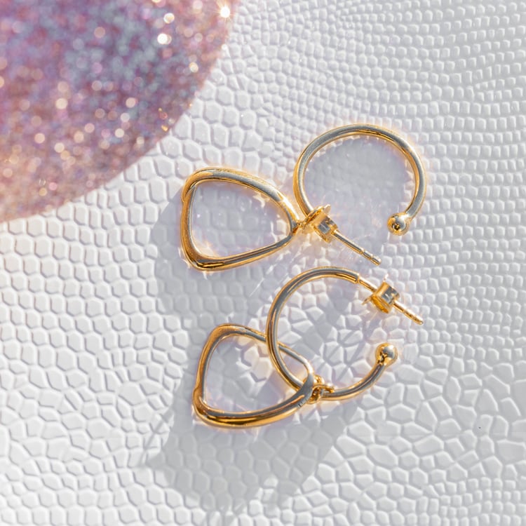 Vergoldete Ohrringe 2in1 Teofila 118751