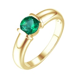 Goldring mit Smaragd Yaduvir