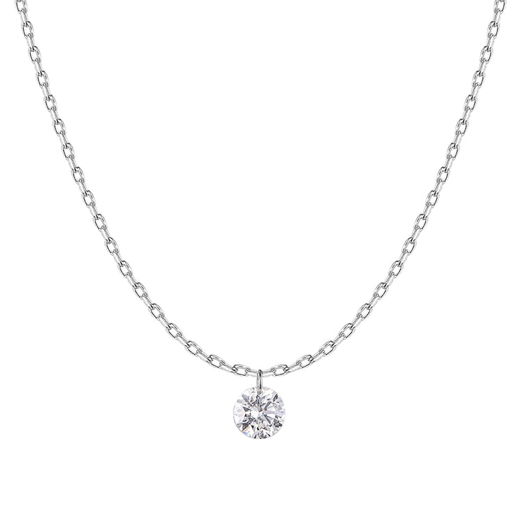 Minimalistischer Diamant-Anhänger Vivi
